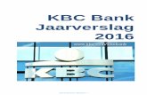 KBC Bank Jaarverslag 2016 · Toelichting 4.2: Financiële activa volgens portefeuille en kwaliteit p. 103 Toelichting 4.3: Maximaal kredietrisico en offsetting p.105 Toelichting 4.4: