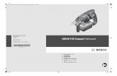 GBH 36 V-EC Compact Professional - media.bosch-pt.com.tw · Robert Bosch Power Tools GmbH 70538 Stuttgart GERMANY 1 609 92A 1VN (2013.12) PS / 56 ASIA GBH 36 V-EC Compact Professional