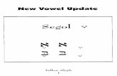 New Vowel Update · 2013-10-04 · SH'VA 1~¥~ ~~~~ .~ i1i~~ i1i~' .2 T : T:-i1"Jpj rr;t~~ .3 i11'~~ N~~~ .4 T : -. i1"n CM~~ .5 T. .. .. .. 17~ ~~~~ .6. ~i~N . SH'VA '9j~7 ""~:p