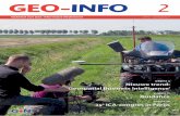 GEO-INFO 2 · Algemene e-mail: gi@geo-info.nl Advertentietarieven op aanvraag Vormgeving en druk Van de Ridder Druk & Print, Nijkerk Abonnementen / inlichtingen Postbus 1058, 3860