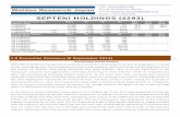 SEPTENI HOLDINGS (4293) · 2015-10-16 · Q3 FY09/2014 13,580 410 399 398 - - - Q4 FY09/2014CoE 13,800 550 550 330 - - - ... be launched in the near future and those to make manga