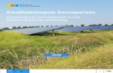 Kwaliteitsimpuls Zonneparken - Noord-Holland · zonnepanelen! In ieder geval zo veel mogelijk zonnepanelen op daken. Maar ook zonnepanelen in de ‘groene’ omgeving, de zogenaamde