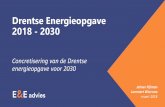 Drentse Energieopgave 2018-2030 - Provincie Drenthe€¦ · met Solease met de verhuur van zonnepanelen. Zakelijk • De Energie-investeringsaftrek (EIA) geeft bedrijven de mogelijkheid