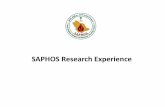 SAPHOS Research Experiencehematology-sa.org/en/wp-content/uploads/2018/03/saphos-research-jeddah-feb-2018-1.pdfSAPHOS Research Experience. ... • PIs: Dr. Reem Alsudairy • This