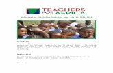 Beleidsplan Stichting Docenten voor Afrika 2010  · Web viewVanaf 2016 zal de stichting zich met name gaan bezighouden met het werven van sponsoren als belangrijkste pijler. Vrijwilligerswerk-
