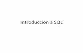 Introducción a SQL - Máster en Geoinformática … · Introducción a SQL. Introducción al lenguaje SQL Contenidos – Introducción al lenguaje SQL – Sentencia SELECT: lista