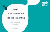 PSD2, in de context van robotic accounting€¦ · PSD2, in de context van robotic accounting Emile Kouwenhoven Hessel Kuik 17 april 2019
