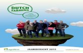 Jaarbericht 2015 - Agrifirm · adviespartner voor ondernemers in de land- en tuinbouw. Voor NutriControl was het afsluiten van een contract met Fonterra het Op maat voeden en beschermen