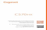 Gigaset C570HX...1 Gigaset C570HX / LHSG IM1 BE-NL_newSW nl / A31008-M2861-R101-1-4N19 / intro_HX.fm / 10/16/17 Template Go, Version 1, 01.07.2014 / ModuleVersion 1.0 Gigaset HX –