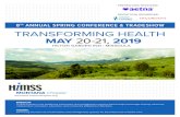 8th ANNUAL SPRING CONFERENCE & TRADESHOW · PDF file 8th ANNUAL SPRING CONFERENCE & TRADESHOW HILTON GARDEN INN : MISSOULA PRESENTING SPONSOR: RECEPTION SPONSORS: MAY 20-21,2019 TRANSFORMING