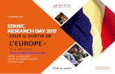 FAUT-IL SORTIR DE L’EUROPE - EDHEC Business School · • Président du Mouvement Européen-France-Nord • Organisateur des ans de l’Europe et o -organisateur des Etats Généraux