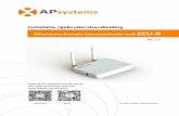 gebruikershandleiding - APsystems EMEA€¦ · • Een eigen stopcontact (zo dicht mogelijk bij de PV installatie). • Een breedband-internetverbinding. • Een breedbandrouter
