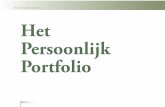 Het persoonlijk portfolio Het Persoonlijk Portfolio · 2017-07-25 · Het persoonlijk portfolio 4 Gratis De methodiek en de begeleidende service van VOKANS zijn gratis. Competentiespiegel