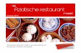 Het Aziatische restaurant - Spronsen...* G4 = Vier grootste steden van Nederland (Amsterdam, Rotterdam.Den Haag, Utrecht) 3 Aanbod Aziatische restaurants 2010 76% 7% 6% 5% 6% Restaurants,