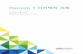 Horizon 7 아키텍처 계획 - VMware Docs Home · PDF file 2018-09-07 · Horizon 7 아키텍처 계획 Horizon 7 아키텍처 계획에서는 VMware Horizon ™ 7의 주요 기능과