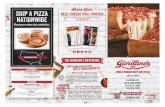 PDF Compressor - Giordano's · 2018-12-20 · STARTERS Perfect to enjoy while our artisans make your pizza! GIORDANO'S SAMPLER C Try all our favorites! Bruschetta Boneless Chicken