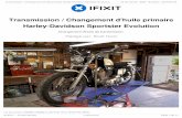 Transmission / Changement d'huile primaire Harley-Davidson ... · PDF file Harley-Davidson Sportster Evolution Changement d'huile de transmission. Rédigé par: Brett Hartt Transmission