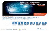 HORIZONT präsentiert: Content Marketing 2016...10.00 Begrüßung und Eröffnung Jürgen Scharrer, Chefreporter HORIZONT Anja Sturm, Redaktion HORIZONT Macher und Meinungen – die