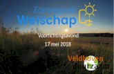 Voorlichtingsavond 17 mei 2018 - Veldhoven Duurzaam · •Mooi initiatief en een voorbeeld van goede samenwerking •2.700.000 kWh, 4000 bomen per jaar, 1,2 mln kgCO2! •Goed voor
