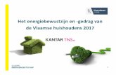 Het energiebewustzijn en -gedrag van de Vlaamse huishoudens … · 2017-10-06 · wat de toekomst voor de volgende generaties zal brengen. •Zij zullen zelden als eerste nieuwe energiezuinige
