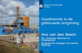 Geothermie in de gebouwde omgeving...gebouwde omgeving Ans van den Bosch Plv. Directeur Warmte en Ondergrond Programma manager Duurzame Warmte. 1. Klimaatakkoord 2. Geothermie in de
