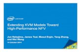 Extending KVM Models Toward High-Performance NFV · Disclaimer: Software and workloads used in performance tests may have been optimized for performance only on Intel microprocessors.