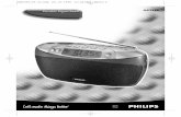 Portable Digital Radio AE2380 - Philips · Storing radio stations AE2380/00.1n eng 28.10.1999 13:23 Uhr Seite 10. 11 English FEATURES The set can be used as an alarm clock, whereby