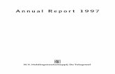 Annual Report 1997 - krant.telegraaf.nl · De Telegraaf issued by our foundation increased by 235,040,amounting to 24,483,584 (of NLG 0.50 par value) as at 31 December 1997,and representing