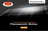 De kracht van partnerschap Panasonic Solar · de overwinning geholpen in de editie van 2009 en 2011 van de World Solar Challenge in Australië, de editie van 2012 van de Sasoi Solar