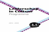 Leiderschap in Cultuur - Kennisland · Leiderschap in Cultuur is een programma voor en door de culturele sector. Het wordt uitgevoerd door de Universiteit Utrecht (USBO) en Kennisland