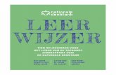 LEER WIJZER - Reflexlabreflexlab.nl/sites/default/files/Eindrapport Leer... · De Nationale DenkTank 2015 denkt dat het onderwijs ook expliciet aandacht moet besteden aan sociale