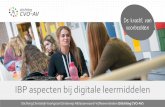 IBP aspecten bij digitale leermiddelen · Bron: Kennisnet, presentatie ‘De leermiddelenmarkt vanuit gesloten en open perspectief’, Willem-Jan van Elk & Jan-Bart de Vreede. 7 Huidig