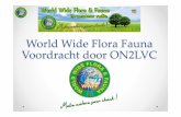 World Wide Flora Fauna Voordracht door ON2LVC · • De Flora en Fauna-beweging binnen hamradio werd in 2008 geïnitieerd door de Russian Robinson Club (RRC) als World Flora and Fauna