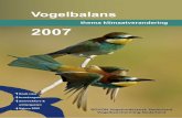 thema klimaatverandering 2007 - Milieucafé Tilburg · • Van de regelmatig in Nederland broedende vogels staat 40% op de nieuwe Rode Lijst, waaronder alledaagse soorten als huismus