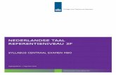Nederlandse taal referentieniveau 3F - Examenbladmbo.nl · 2017-10-31 · Pagina 4 van 33 1 Opbouw van deze syllabus Hoofdstuk 2 beschrijft de wetten en regelingen waarop het centraal