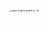 Crystal structure determinationstaff.ustc.edu.cn/~zhaojin/courseware/chap06.pdfMax Theodor Felix von Laue (9 October 1879 – 24 App)ril 1960) was a German physicist who won the Nobel