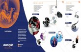 Op maat gemaakt Universeel - Variphone · Gehoorbescherming & Communicatie MEP 2G Every(w)ear Industry • Multifunctioneel door een uitgebreid gamma van accessoires Broadcast Muziek