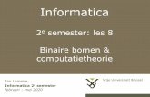 Informatica HOC 8 - parallel.vub.ac.beparallel.vub.ac.be/education/java/theorie/javaHOC2020-8.pdf · Informatica 2e semester: HOC 8 Informatica 2e semester: les 8 Binaire bomen &