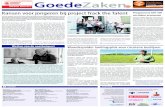 G oede Zaken · 2019-07-09 · waarderpolder.nl Goede Zaken is een commerciële uitgave, in samenwerking met de partners ... Dat staat goed op hun cv.' ... Verstraete, projectleider