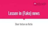 Lessen in (Fake) news - Vlaams Mediawijs Congres · 2017-10-02 · Apestaartjaren 2016 Sociale media 71% TV 55% Gesprekken 45% Radio 39% Nieuwswebsites 28% Zoekmachines 20% Krant