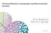 Vermoeidheid en bewegen bij Reumatoïde Artritis...17 Van den Berg vergeleek in 2007 a.d.h.v. een vragenlijst of er verschil zat tussen het aantal RA patiënten en de algemene Nederlandse