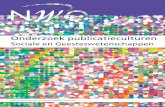 Onderzoek publicatieculturen - NWO · 8. Belang laatste auteur bij multi-author publicaties (indien op volgorde van bijdrage alleen onderzocht voor disciplines binnen de maatschappij-