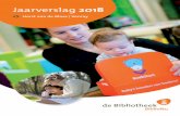 Jaarverslag 2018 - BiblioNu...schrijven en computer verzorgd”. Bedoeld voor Nederlanders die laaggeletterd zijn en voor inburgeraars met Nederlands als 2e taal. De deelnemers versterken
