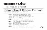 Standard Bilge Pump · PDF file 1 LPH) (30283 LPH) Pump Performance - Large RULE Pumps (15141) (22712 )(30283 3785 Pump Performance - Small RULE Pumps 360 1000 GPH (3785 LPH) Pump