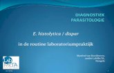 E. histolytica / dispar · E. histolytica / dispar in de routine laboratoriumpraktijk Manfred van Kerckhoven, analist LabMicTA, Hengelo 3-2-2014 1
