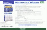 Controlled Release Fertilizer Osmocote°Bloom · Bloom een constant afgiftepatroon. Osmocote Bloom is speciaal geschikt voor gebruik in perkplanten met een teeltduur tot 3 maanden.