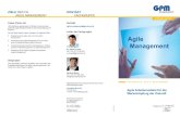 Kontakt Leiter der Fachgruppe Agile Management · Zulieferern sind agile Methoden im Vormarsch. In den nächsten Jahren dürfte agiles Management wei-terhin substantiell an Bedeutung