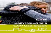 CAW Oost - Brabant · CAW OOST-BRABANT VERSTERKT WELZIJN: 9.518 mensen stelden een hulpvraag in het onthaal van CAW Oost-Brabant in een werkgebied van 30 gemeenten met in totaal 500.000