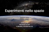 Esperimenti nello spazio - Agenda (Indico) · Matteo Tenti - Esperimenti nello spazio Workshop di CCR - La Biodola, Portoferraio (Li) PAMELA 28 O. Adriani et al., Phys. Rep., 544,