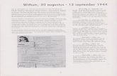 Withuis, 30 uugustus- 13 september 1944 · Halmans-Deckers in haar notitieboekje aantekeningen. Vanaf 1937 woonde de toen 17-jarige Jes met haar ouders, broers, zus en schoonzus aan